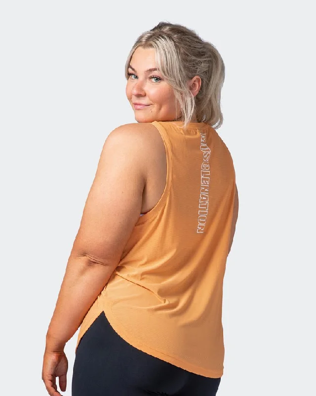 Time-Sensitive Level Up Training Tank - Apricot