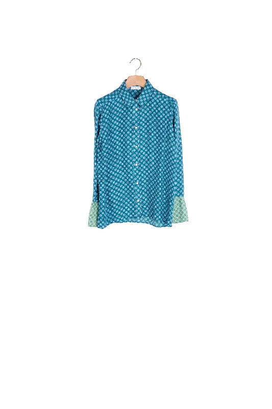 Price Reduction Chemise en soie imprimée