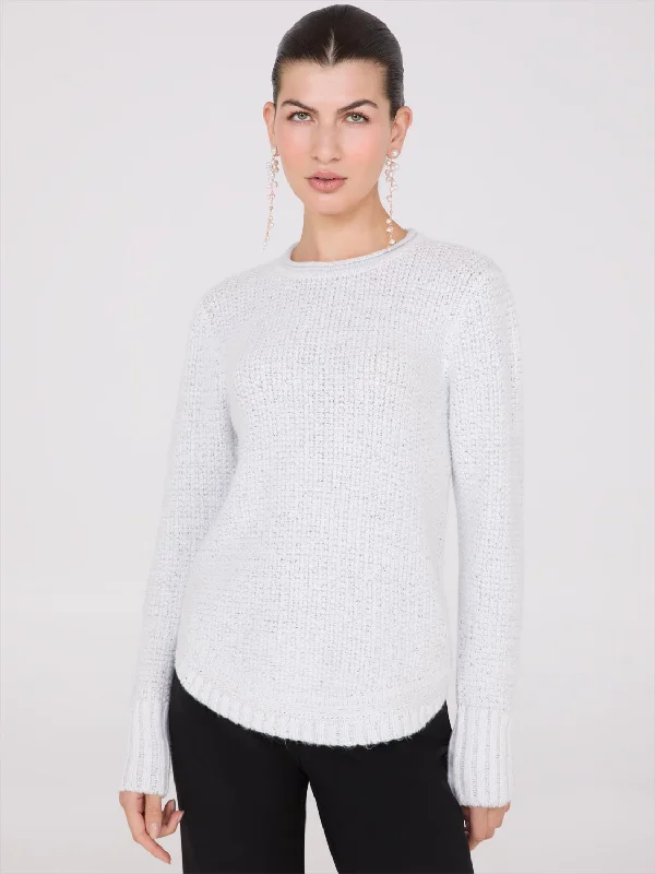 Weekend Offers That Shine Long Sleeve Twisted Stitch Sweater
