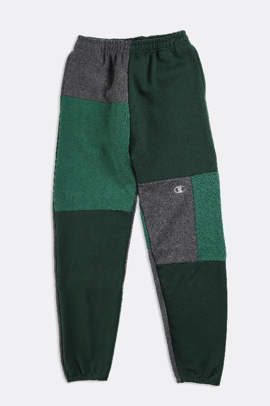 Final Offer Unisex Patchwork Champion Sweatpants - Women-S, Men-XS