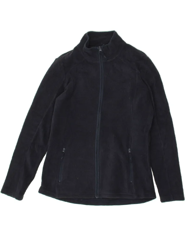 Clearance Items MOUNTAIN WAREHOUSE Womens Fleece Jacket EU 40 Medium Navy Blue