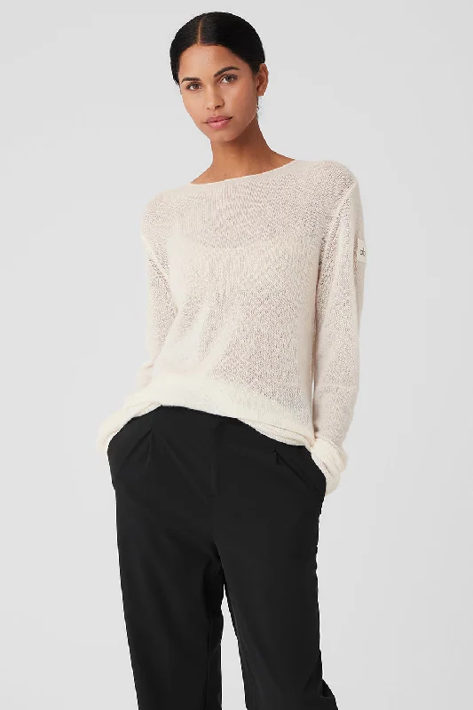 Price Cut Cashmere Reform Long Sleeve - Ivory