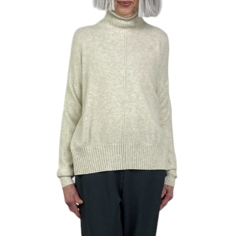Weekend Savings Spree CASHMERE/RACCOON TURTLENECK