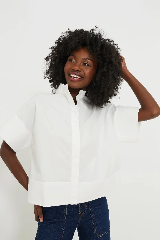 Stock Up and Save White Trapunto Stitch Sofia Shirt