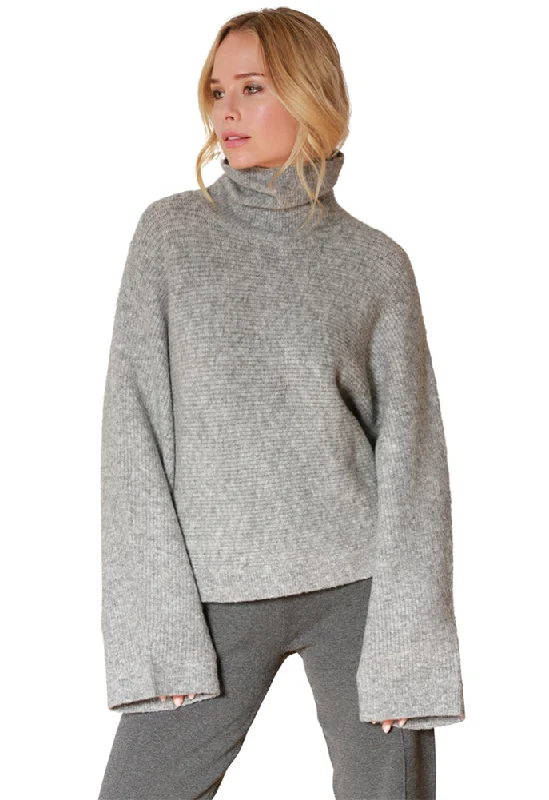 Weekend Savings Extravaganza Minnie Rose Cuddle Ribbed Turtleneck Sweater