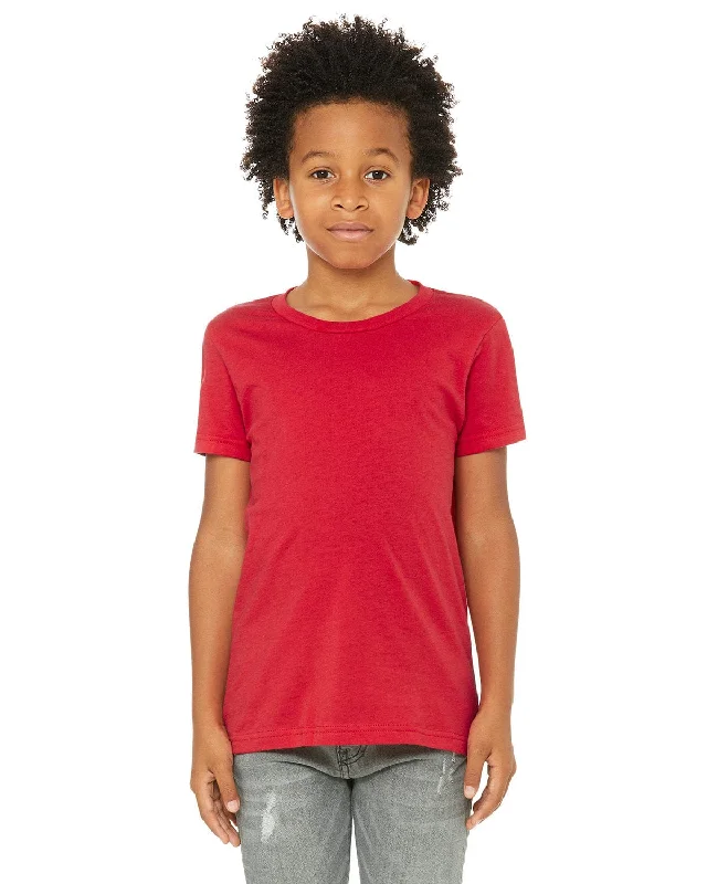 Bella+Canvas Youth Short Sleeve T-Shirt | Red