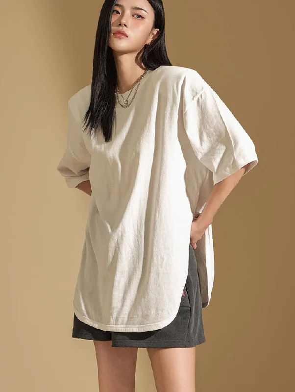 While Supplies Last E3518 Shoulder Pad Oversized Top