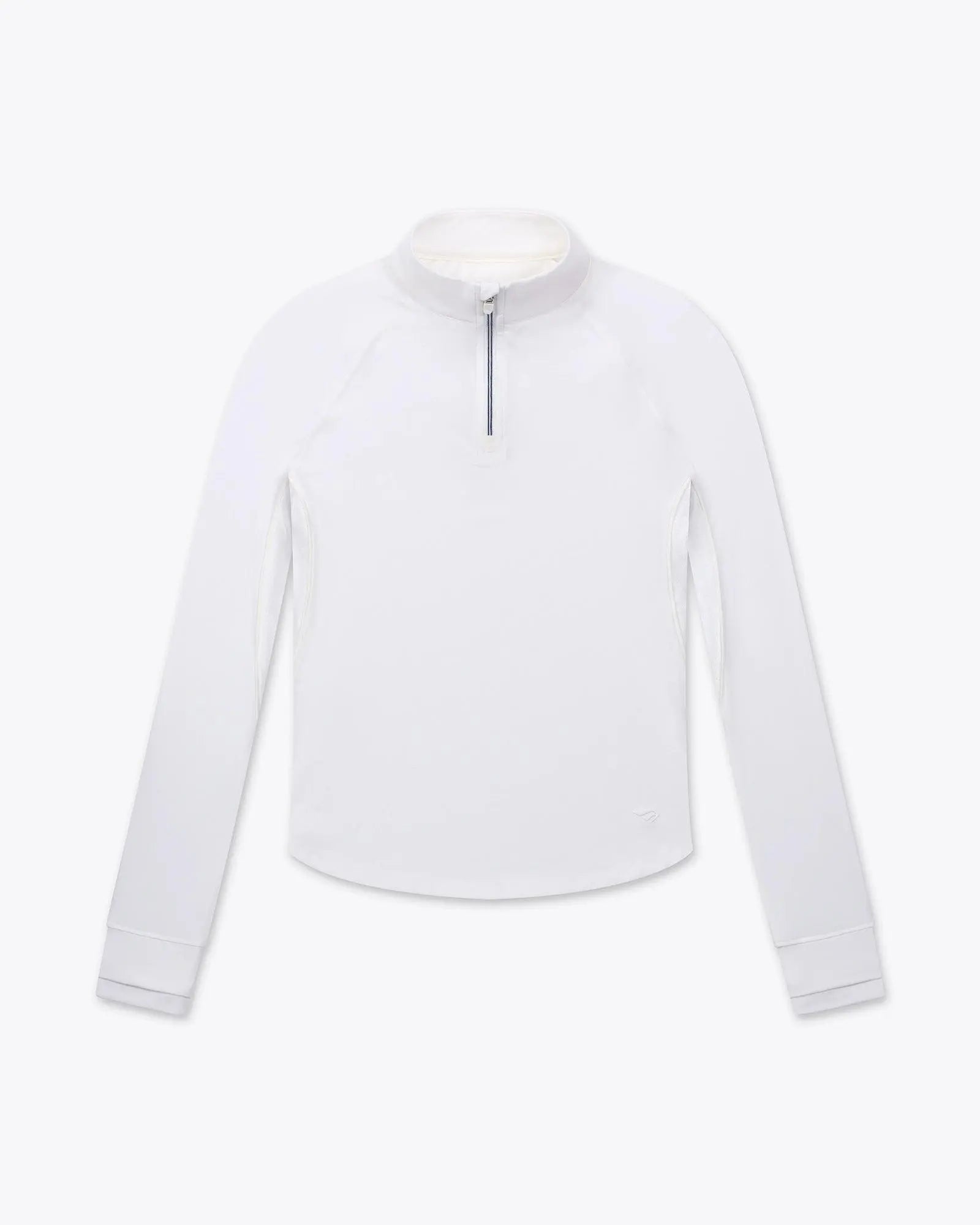 Savings Galore Taylor Long Sleeve Half Zip Top - White