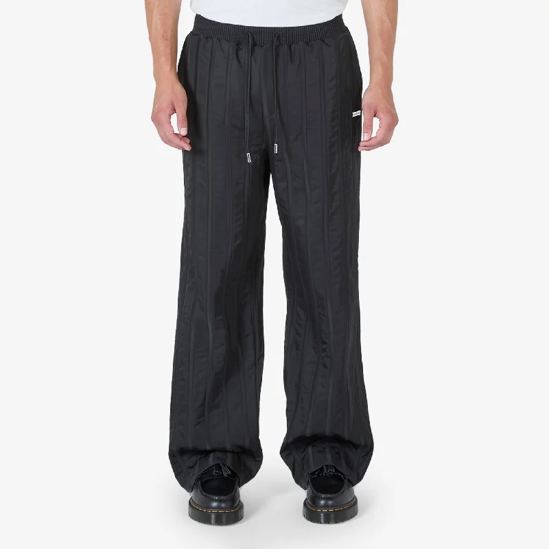 Panel Track Pant Black