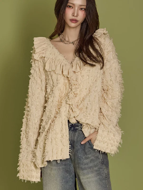 Weekend Savings Sensation B3014 Frill Fringe Blouse