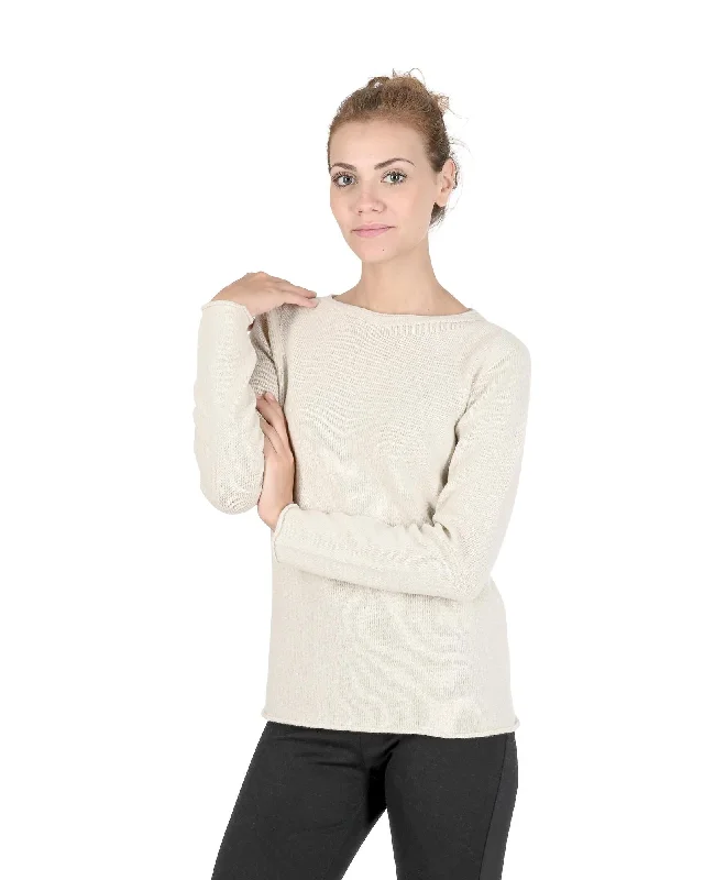 Weekend Savings Delight Boatneck Cashmere Sweater - 40 EU