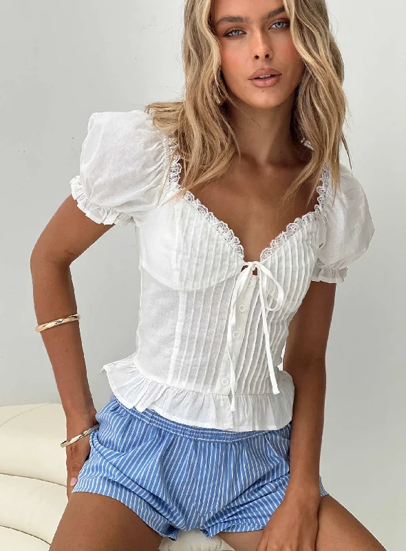 Daily Specials Drisko Top White