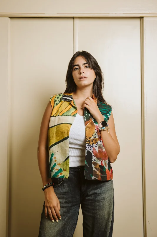 Weekend Flash Sale Breeze Vest - Summer Printed Pattern