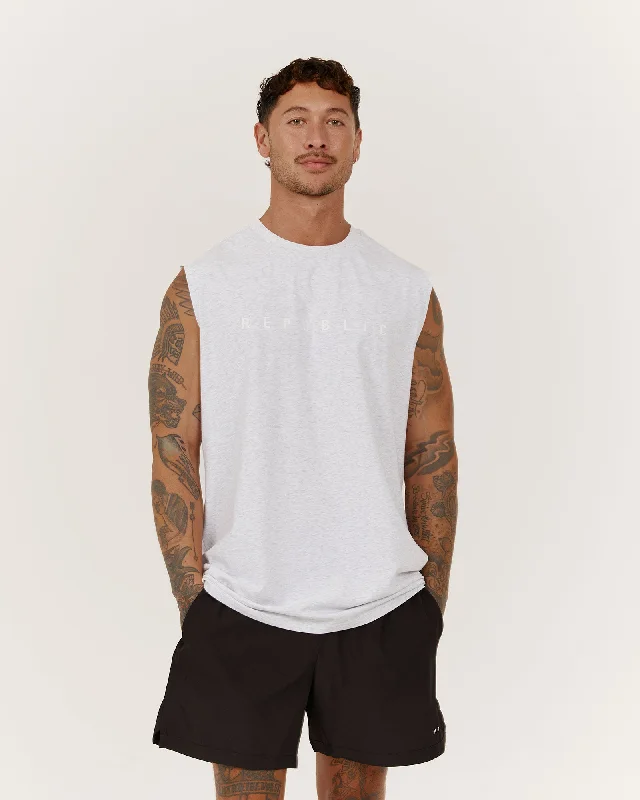 CLASSIC TONAL TANK V2 - SNOW GREY