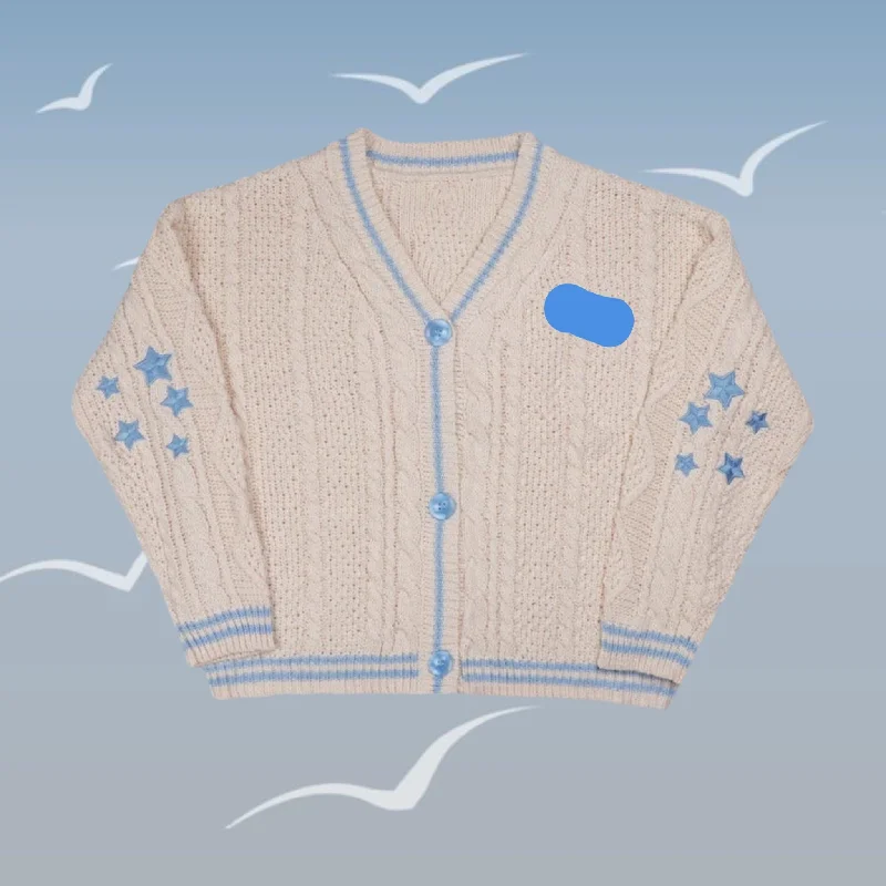 Midnight Madness Style(ish) Cream Cardigan