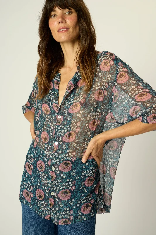VINTAGE FLOWERS INDIGO