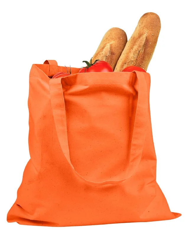 BAGedge 6 oz. Canvas Grocery Tote Bag | Orange