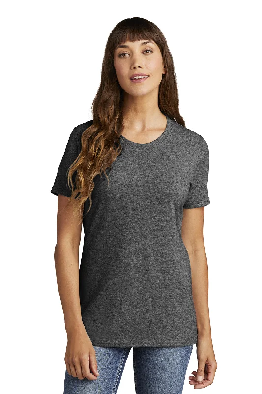 Now or Never Port & Company Womens Core Short Sleeve Crewneck T-Shirt - Heather Dark Grey