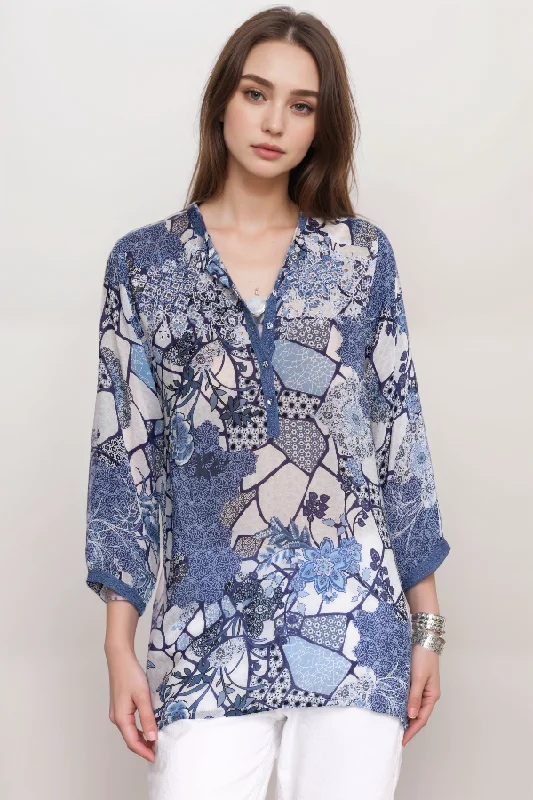 Discount Deals Johnny Was Moonlight Leena Rayon Tunic C29424B2