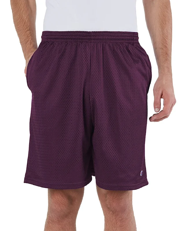 Champion Long Mesh Shorts | Maroon