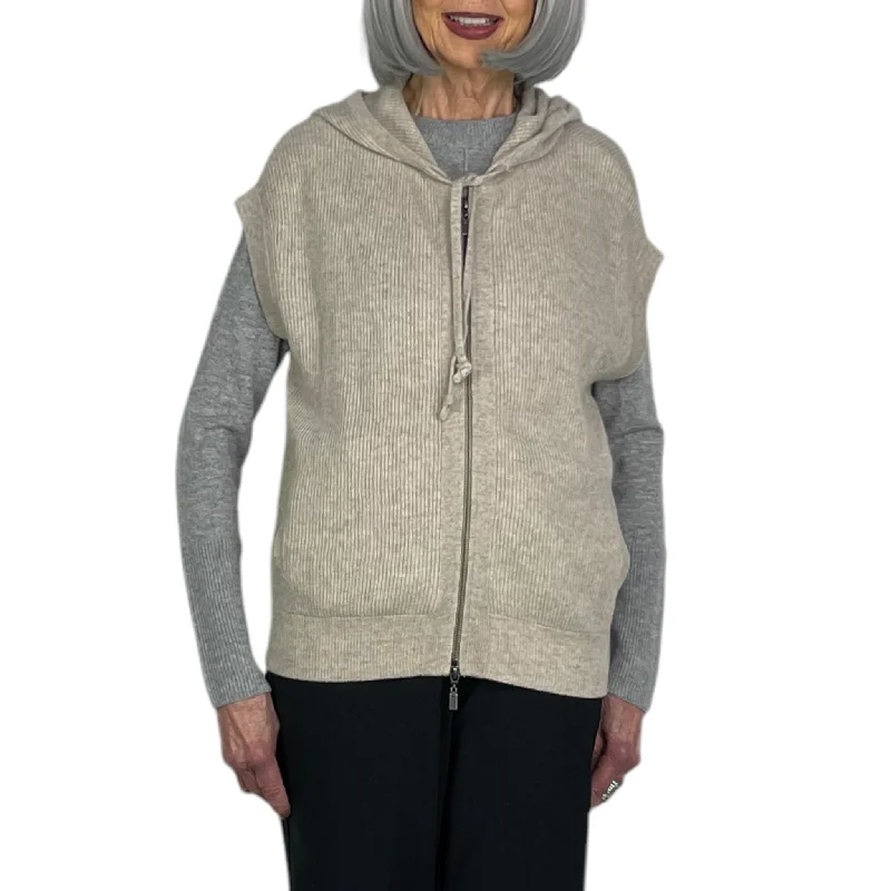 Daily Special SLEEVELESS RIBBED HOODIE