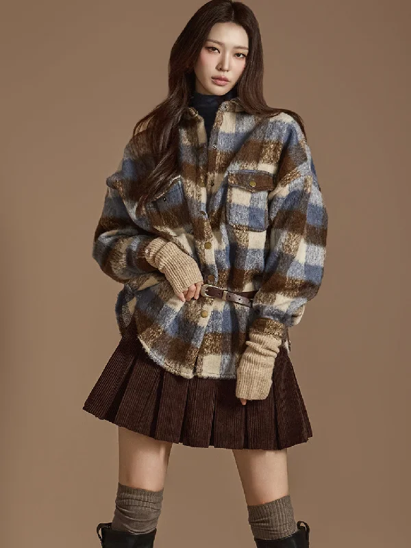 Weekend Offers That Excite S701 Pocket Plaid Shirt
