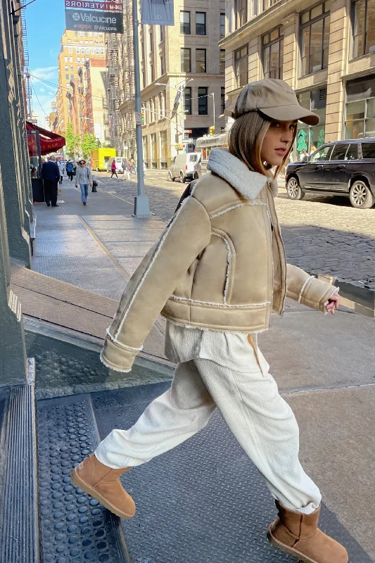 Limited Offer CROPPED SHERPA JACKET