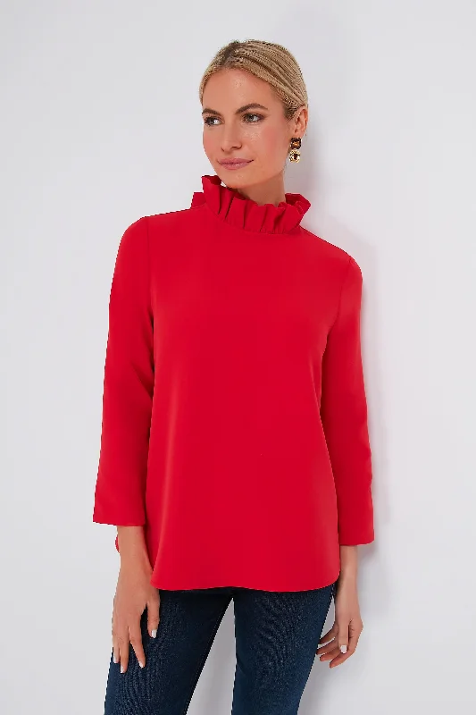 Deal Explosion Poppy Red Faye Blouse