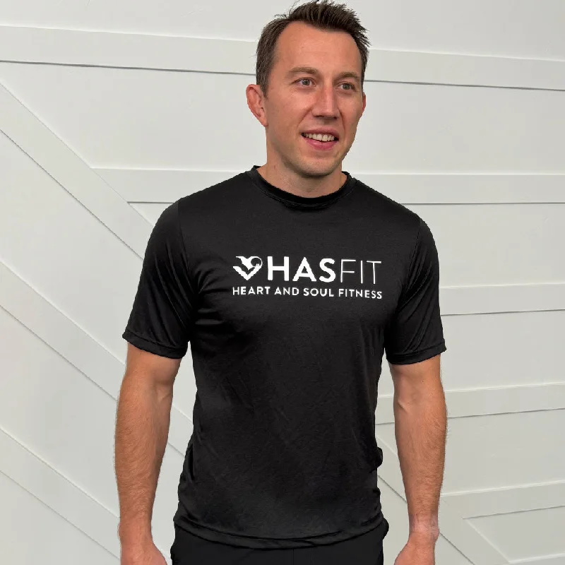 HASfit Force - Performance Dri-Fit Heather Moisture-Wicking T-Shirt