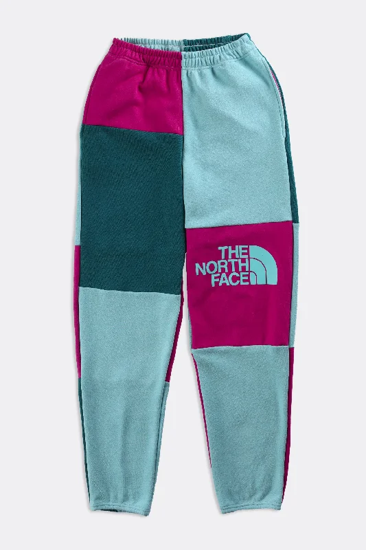 Unmissable Offer Unisex Rework North Face Patchwork Sweatpants - Women-XS, Men-XXS