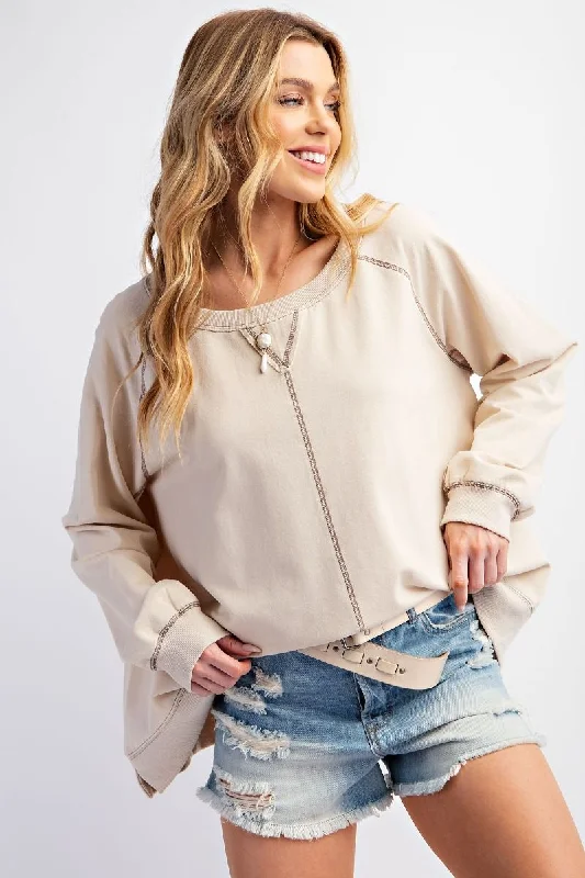 Unbeatable Prices Terry Knit Pullover