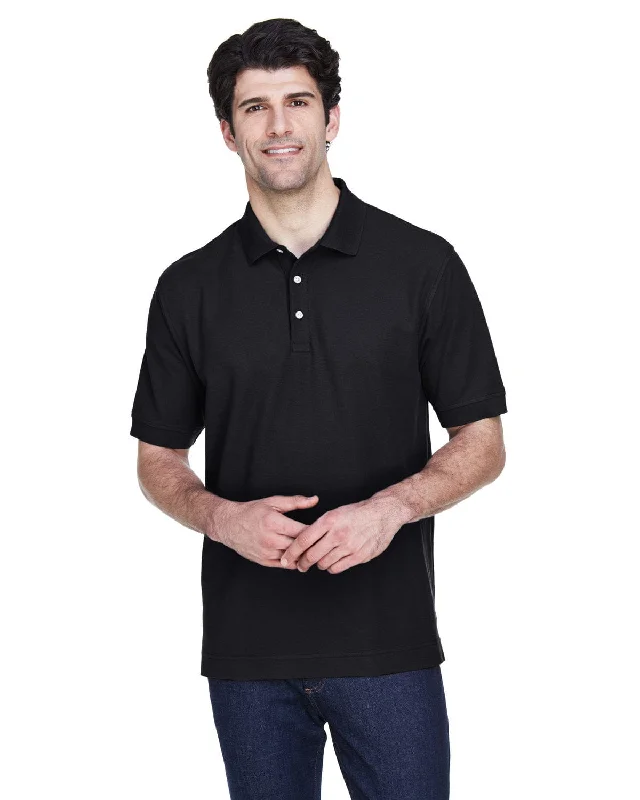 Devon & Jones Fine Pima Pique Polo Shirt | Black