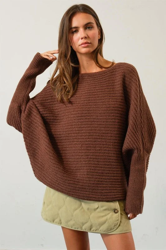 Special Offer Doreen Dolman Sleeve Oversized Sweater