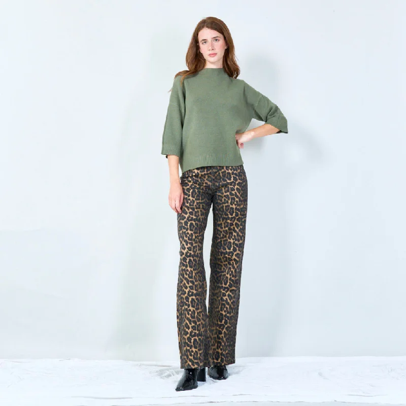 Weekend Savings Sensation Chic loose-fit pullover sweater wholesale