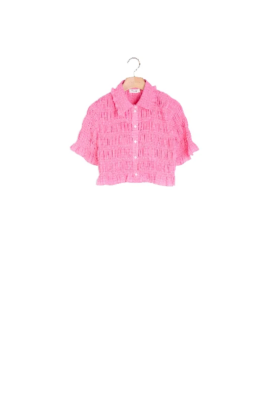 Limited Edition Chemise courte smockée