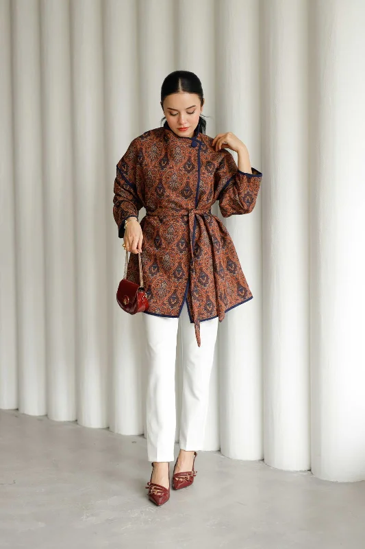 Savings Spectacular printed  jacket AH- 7232