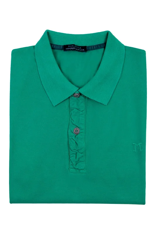 Dimattia Green Knit Polo