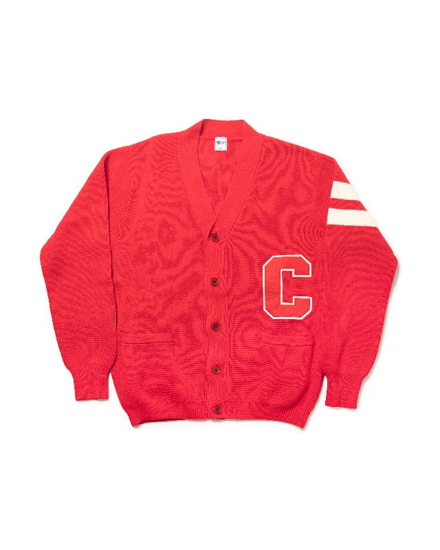 CORNELL VARSITY COTTON CARDIGAN