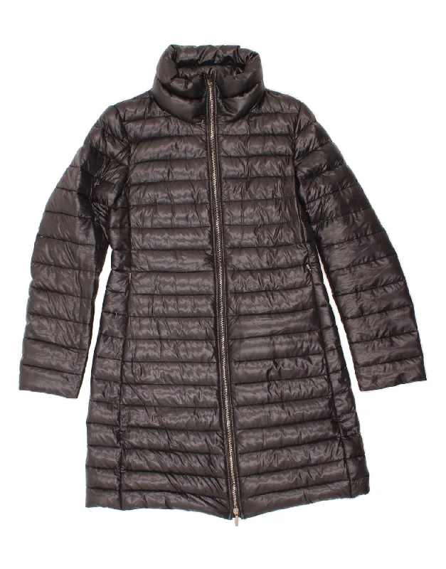 Weekend Savings Spree SEVENTY Womens Padded Coat IT 44 Medium Black Polyamide