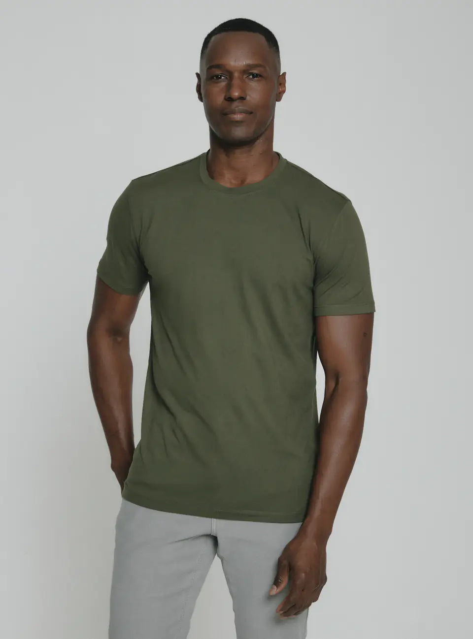 Core Crew Neck Tee | Olive