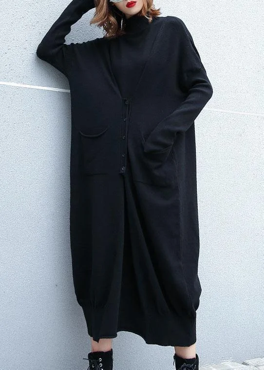 Make Your Weekend Count with Savings Cozy two ways to wear Sweater weather Moda black Mujer knit dress fall