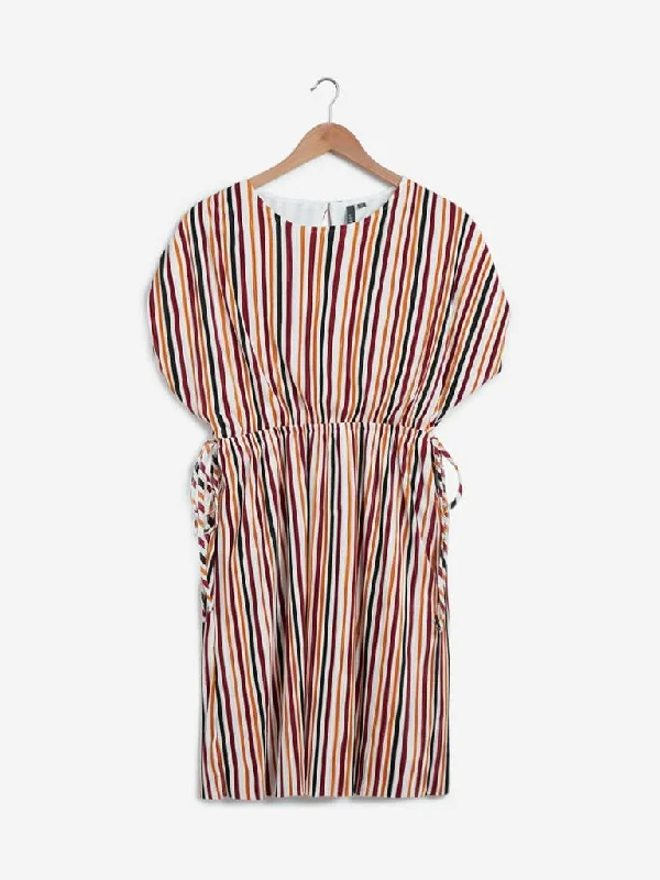 Exclusive Savings LOV Multicolour Striped Starry Dress