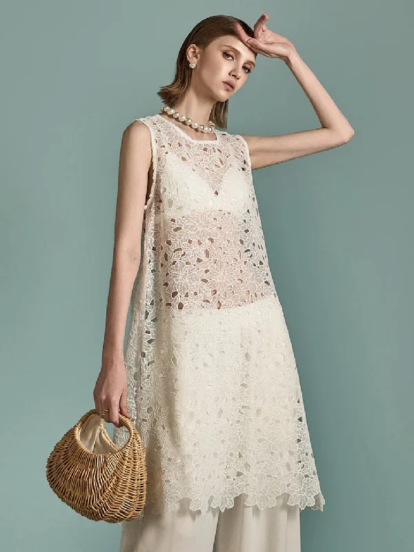 Bargain Blast E3497 Crochet Long Top