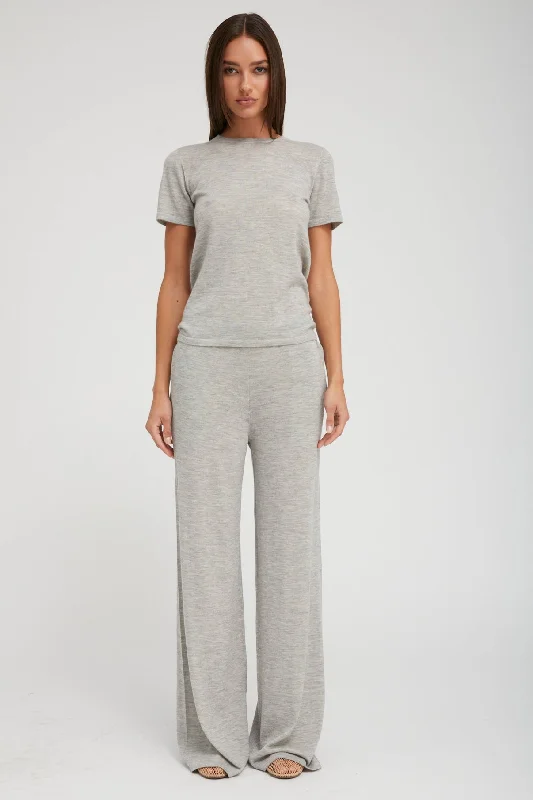 Bargain Prices Oxford Ultra Fine Cashmere Wide Leg Pants