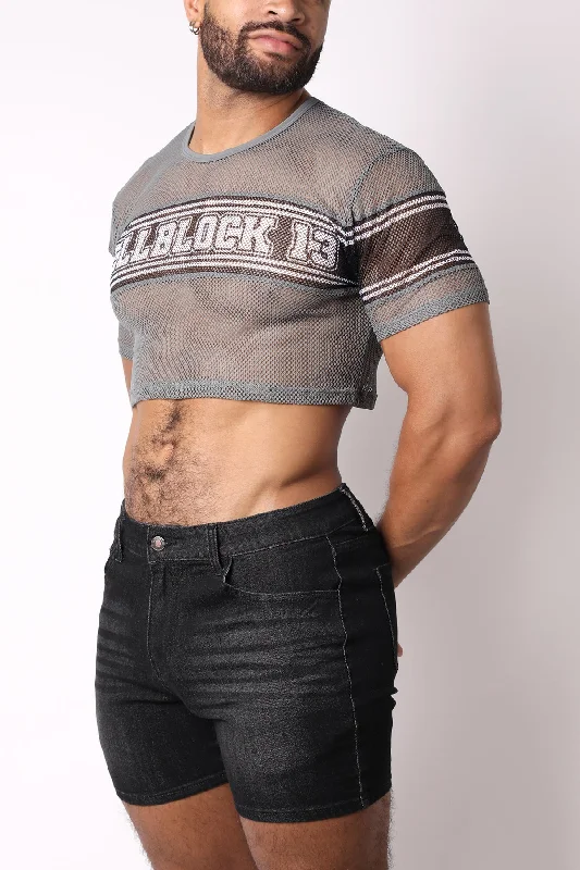 Challenger Mesh Crop Top **FINAL SALE**