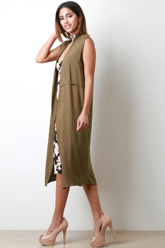 Weekend Special Longline Trench Vest