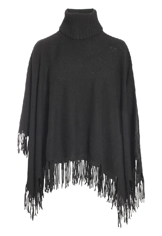 Weekend Discounts to Celebrate Minnie Rose Cashmere Fringe Poncho