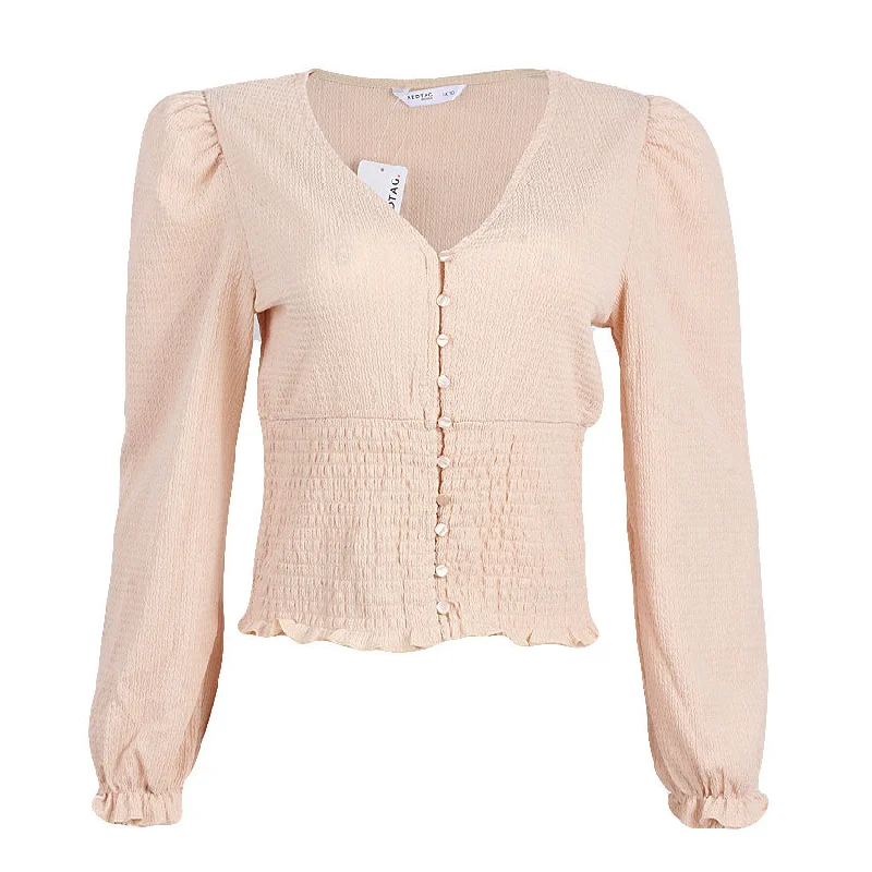 Weekend Discounts Worth Grabbing REDTAG Women's Beige Formal Jersey Tops