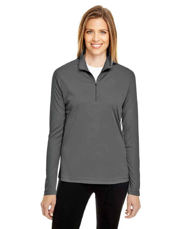 Team 365 Ladies Zone Performance Quarter-Zip | Sport Graphite