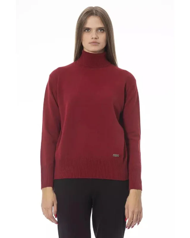 Price Drop Alert Baldinini Trend Women's Red Wool Sweater - 44 IT
